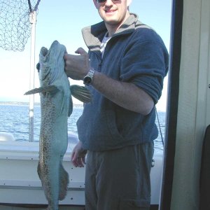 (Mason C. Bailey) 5/13/05 Eric's first Ling Cod