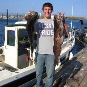 Mason and I had this down, Lings everyday and nice ones. Sekiu, 7/27/10