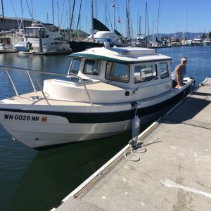 Media 'First dip at Squalicum Harbor' in album 'Arriving home in Bellingham'