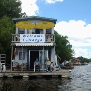 Doug's boathouse.