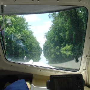 Media 'Dismal Swamp' in album ''Munchkin' is the first in the parade of the C-Dory family to arrive at the NC Visitor's Center on the Dismal Swamp Canal at 1422L on Saturday, 20 May 2011.'