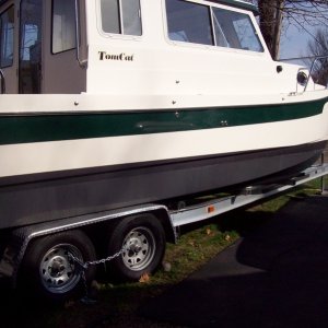 Starboard Side Raised Paint Line