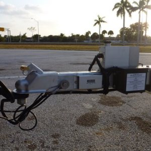 black box has battery for breakaway should the truck and trailer become separtated. This controller works well with my 2009 Chevy built in digital brake controller set the gain to 4 and it seems to be about right for the braking force.Swap done by our trailer's daddy Float On Trailers in Vero Beach Florida On to Key West