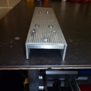 fender support/ step with stiffner installed