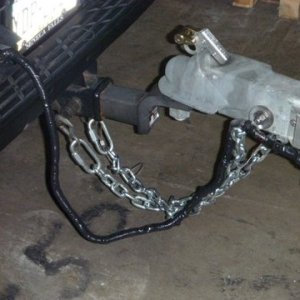 replaced cable with chains reused snap hooks