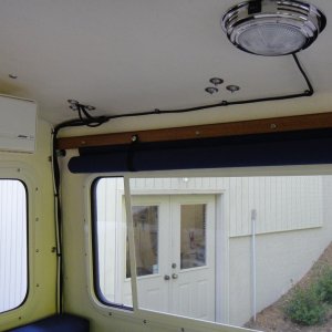Window Covering- Rolled up