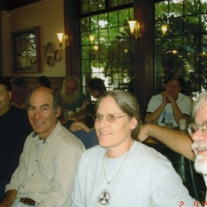 (R/J): Jim (Laurna Jo), Capt Mac (Two Lucky Fish) & Ann and Terry (Rock-C).
