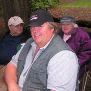 (Pat Anderson) Roger (Sensei), flanked by Jim (Laurna Jo) & Lisbeth (Sensei)