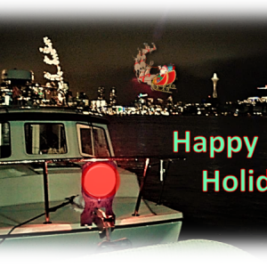 All Dressed up for Christmas Ships Parade