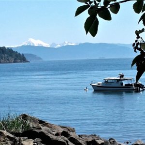 Seeing your boat in her natural crusing element makes you appreciate why you fuss over her