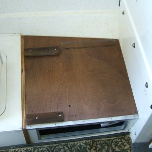 base for sliding box -note guides