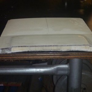 Media 'Pictured is a section of our roof cut for the air conditioner installation' in album 'Pictured is a section of our roof cut for the air conditioner installation'