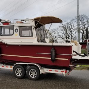 On the trailer