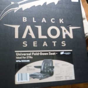 Tractor Seat Box.  Seat was about $100 at local tractor store.