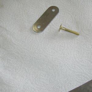 Media 'Parts for overhead shelf fix.
Bolt is flat headed "toilet bolt"' in album 'Parts for overhead shelf fix.
Bolt is flat headed "toilet bolt"'