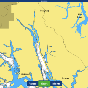 Atlin Lake in relationship to Juneau & Skagway, Alaska