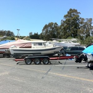 Media '6 1/2 inch letters can be read at a distance' in album 'Christening of "Sea Cruz" in Santa Cruz harbor'
