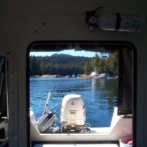 (seabran) Leaving Prideaux Haven to run up Homfray Channel.