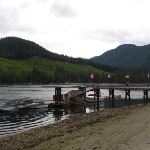 Blind Channel Marina..Nice place to stop. Say hi to Snoop the Dock Dog.