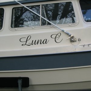 Our boat has a name!