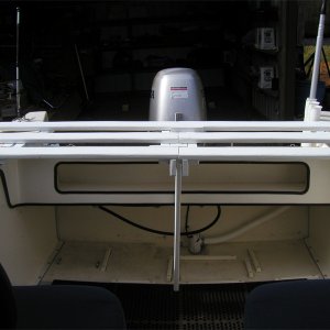Front view of the sun deck