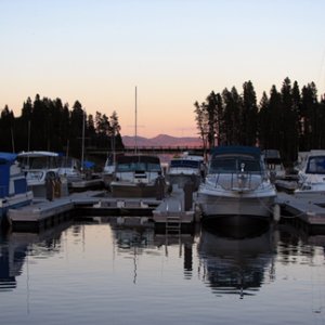 Marina sunset