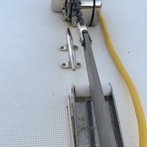 Anchor line takedown cleat