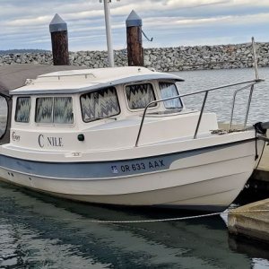 Media 'Was purchased in Portland, now imported and registered in British Columbia Canada' in album 'Gelcoat, windows and overall condition is very good. Shines up nicely.'