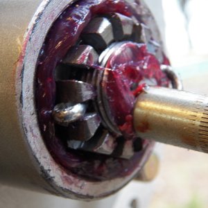 New axle has a zerk fitting for easy greasing.