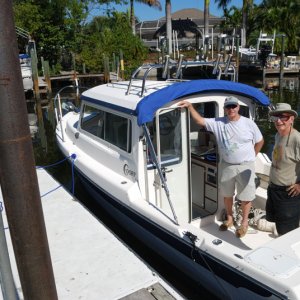 Media 'Dave(L)(Mentor) and Pat(Capt), Feb \'14' in album 'Picking up Cerium(IV)'