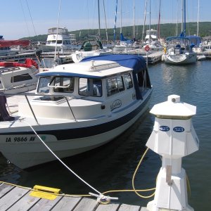 At Pikes Bay Marina, Bayfield, WI
