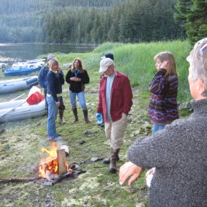 Gathering around the fire