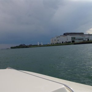 Storm passing to our south.