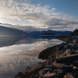 rare calm day on upper Lynn Canal