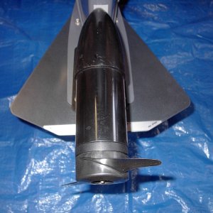 Media '(Sea Wolf) Rear View of Trolling Motor and Cobra Hydrofoil' in album 'Force 10 Cozy Cabin Propane Heater.'
