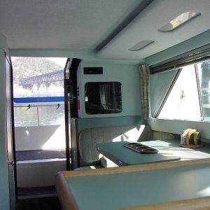 Cabin, looking aft.