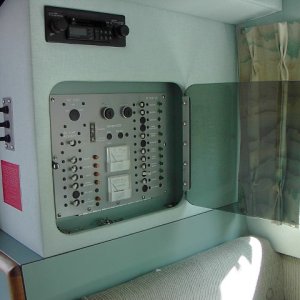 Electrical panel,  120 vac and 12 vdc,