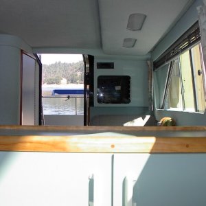 View from Galley, looking aft.