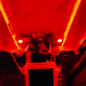 LED Lights in Cabin-"on" + Red Map Lights