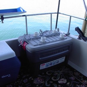 Generator Box Project using Rubbermaid ActionPacker storage box.