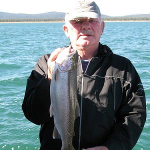 EAGLE LAKE TROUT, CAUGHT ABD RELEASED OCT, '08