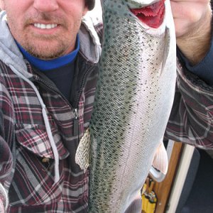 EAGLE LAKE TROUT, CAUGHT ABD RELEASED OCT, '08