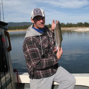 EAGLE LAKE TROUT, CAUGHT ABD RELEASED OCT, '08