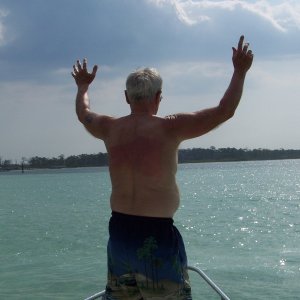 My dad, King of the world