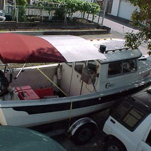 Media 'bombero sept 05 showing oil stove tank and chimney' in album '(BOMBERO) APRIL 27, 2005....4 SPRINGS CAUGHT IN 16 ANGLER, PENDER HARBOUR B.C. CANADA'