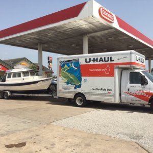 Media 'Rented a U-Haul to pull her to FL, July 3 2020' in album 'Flying to TX July 2 2020.  Note that states begin to implement shutdowns because of the Covid spread on March 15th 2020...notice the empty seats behind me.'