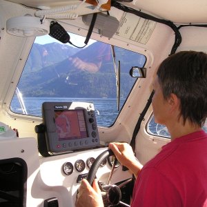 Media 'Kate at the helm' in album 'Heading towards Malibu Rapids'