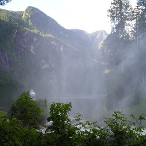 Media 'Looking out from the base of the falls' in album 'Heading towards Malibu Rapids'