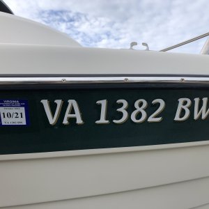 Boat Numbers using Doityourselflettering.com