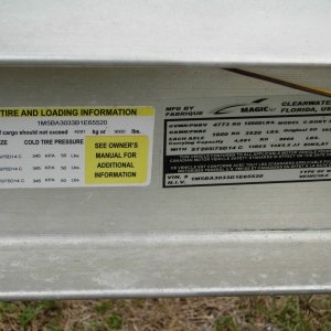 Trailer tire info
